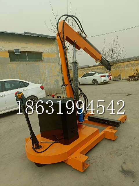 南庄乡自卸车厢随车吊 自制轮式四不像起重机 四驱平板吊 5吨 贵盛